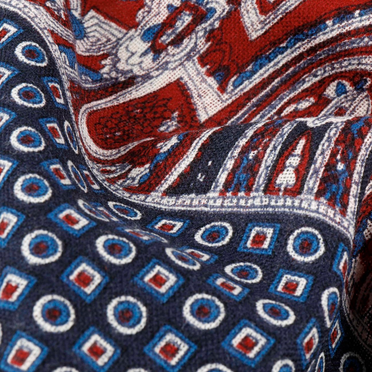 Écharpe Châle Oversize En Laine Épaisse - Modèle Paisley - Fait Main Inde - Neuf