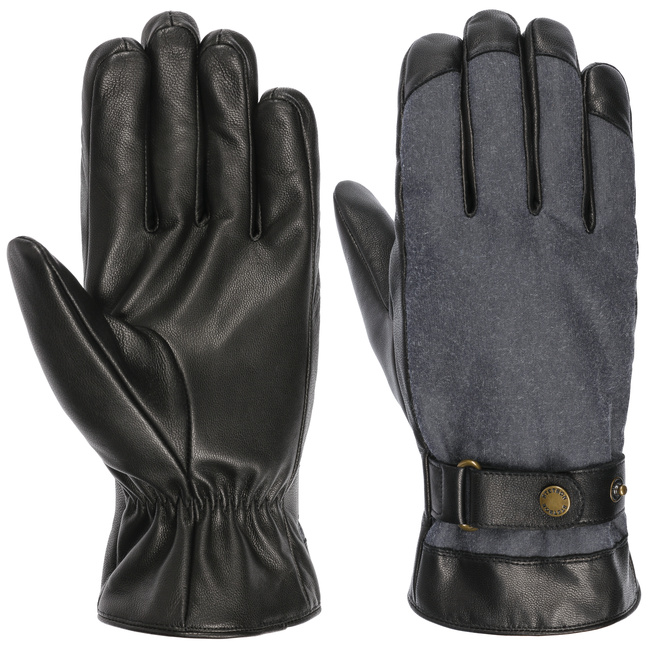 Stetson Nappa Leather Waxed Cotton Gloves
