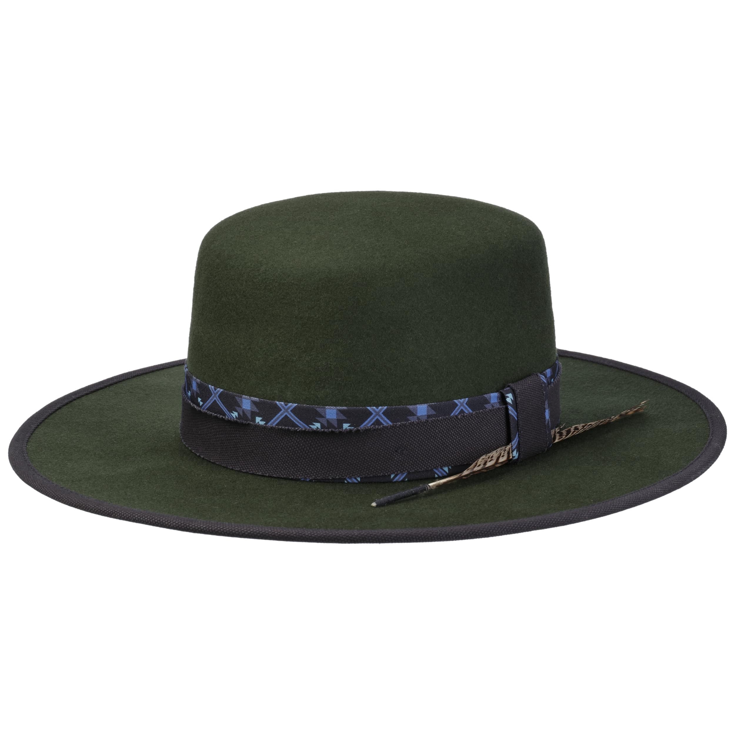 Western Hats Stiff Brim Wool deals Crown gaucho hat