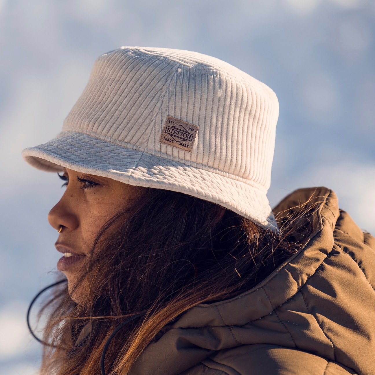 Jersey Corduroy Bucket Cloth Hat Stetson.eu