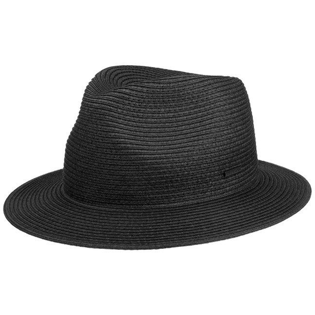 une magnifiquement ouvré cow-boy chapeau fabriqué de tissé cuir