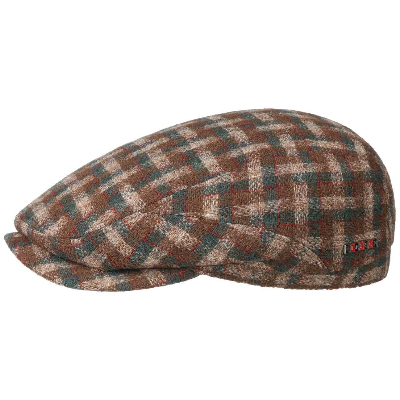 Stetson belfast tweed flat sales cap