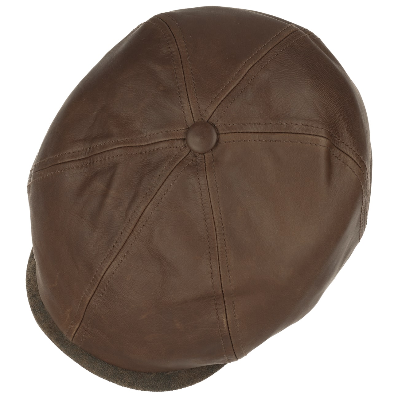 Brooklin Leather Flat Cap Stetson.eu