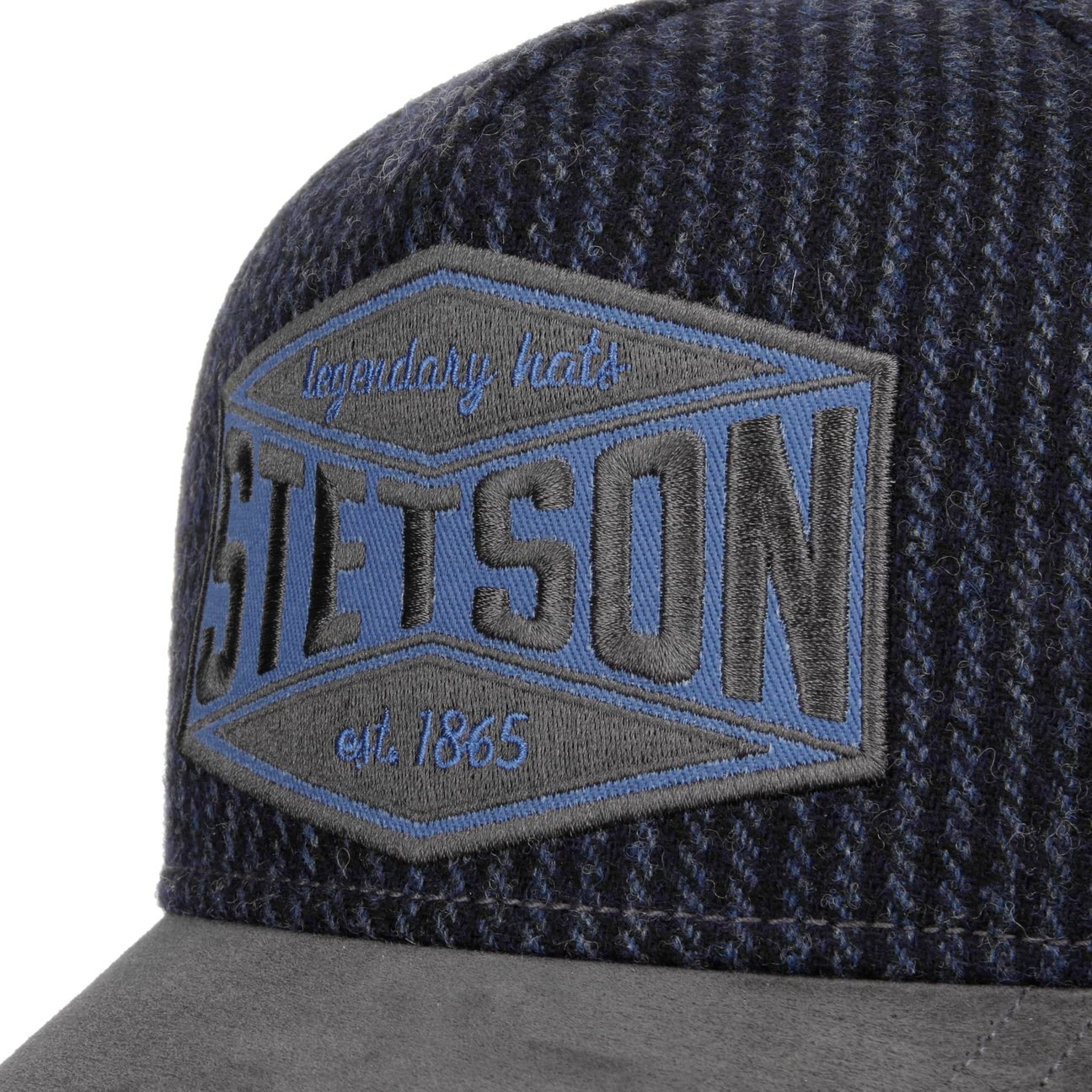Stetson Casquette Goat Suede Peak Wool