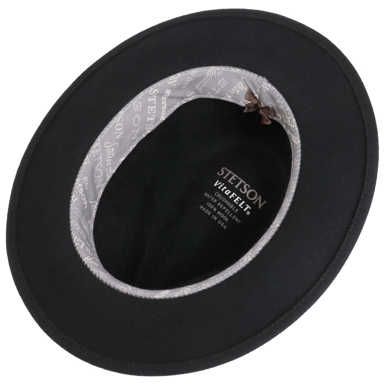 Chapeau Cowboy Dynafelt Silver Spur Noir - Laine, Taille M (7) - Hydrofuge - Homme