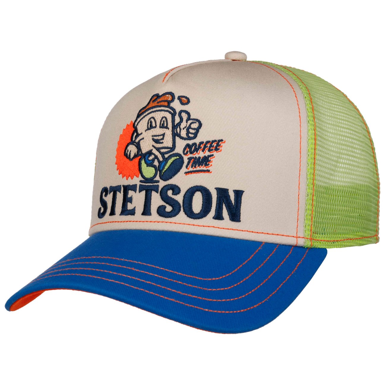 【新品】STETSON STETSONIAN REPRO ST204 58 Stetson Coffee Time Trucker Cap