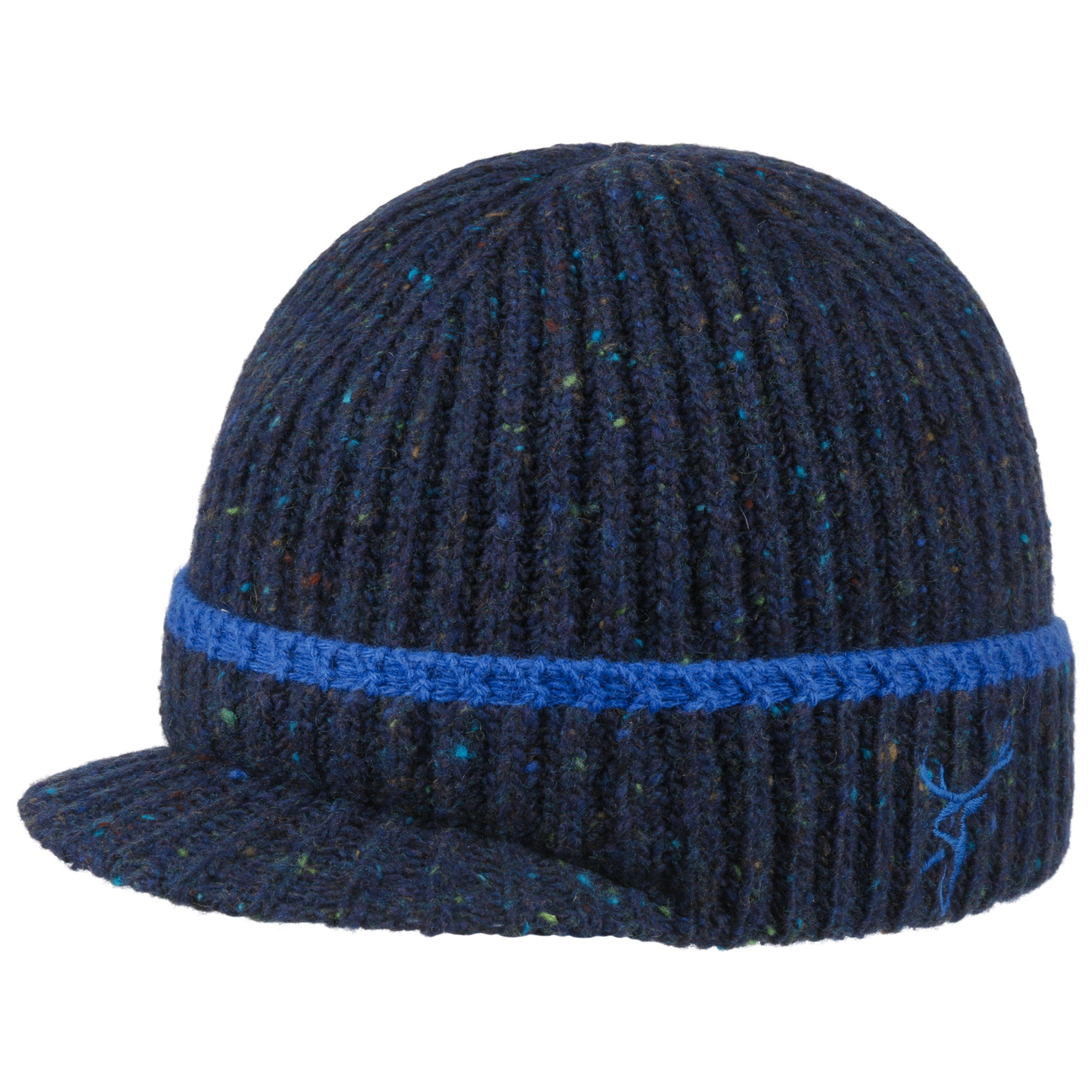 Stetson Deer Beanie Hat with Peak