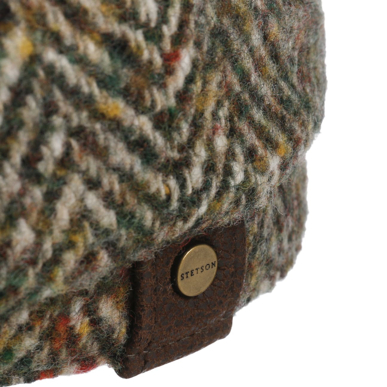 Hatteras Herringbone Colour Flat Cap Stetson.eu