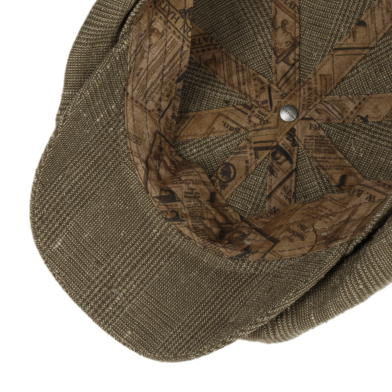 Brooklin canvas flat cap sales by stetson