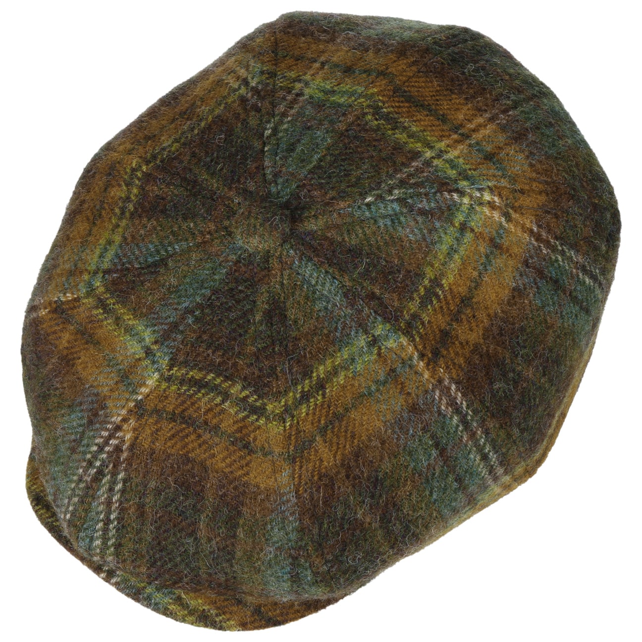 Stetson Brooklin Donegal Pet Heren - Wollen Wintercap Met Klep - Herfst/Winter