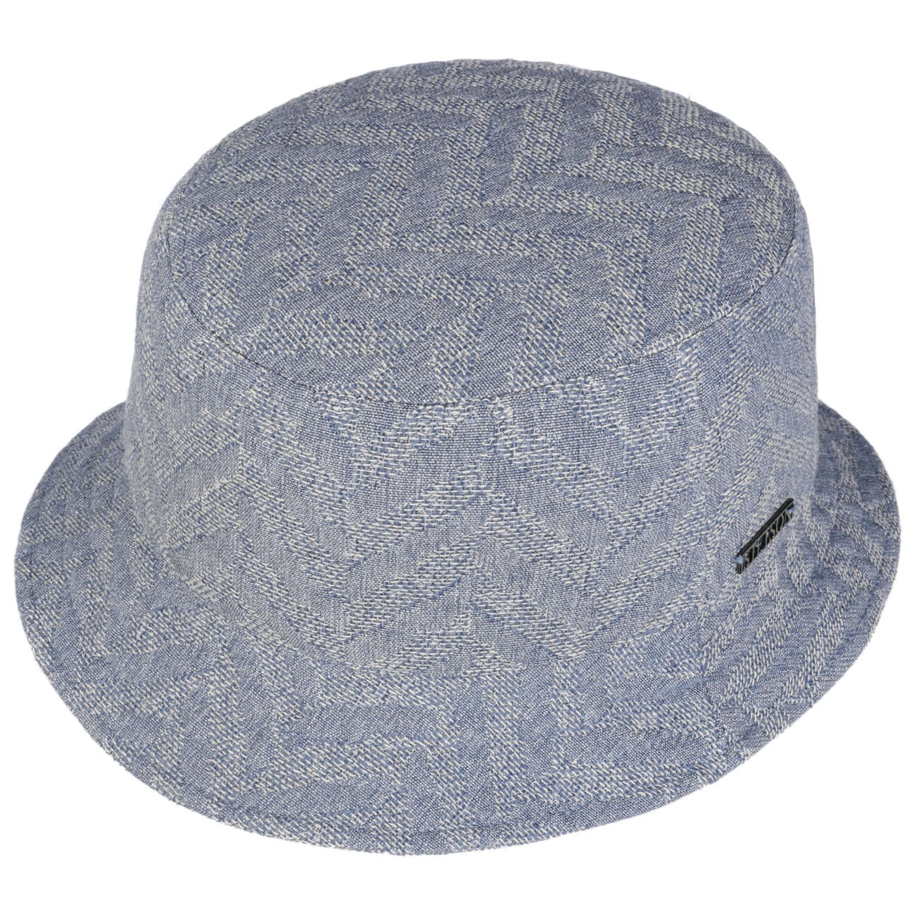 Herringbone Cotton Bucket Hat