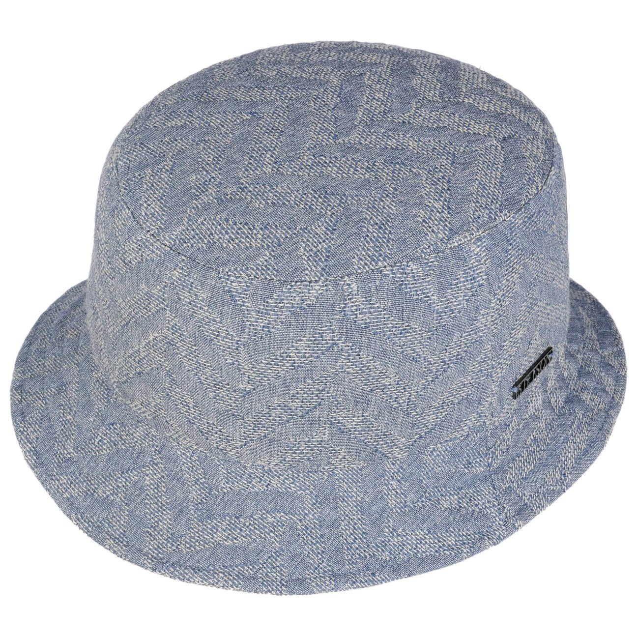 Stetson Herringbone Cotton Bucket Stoffhut