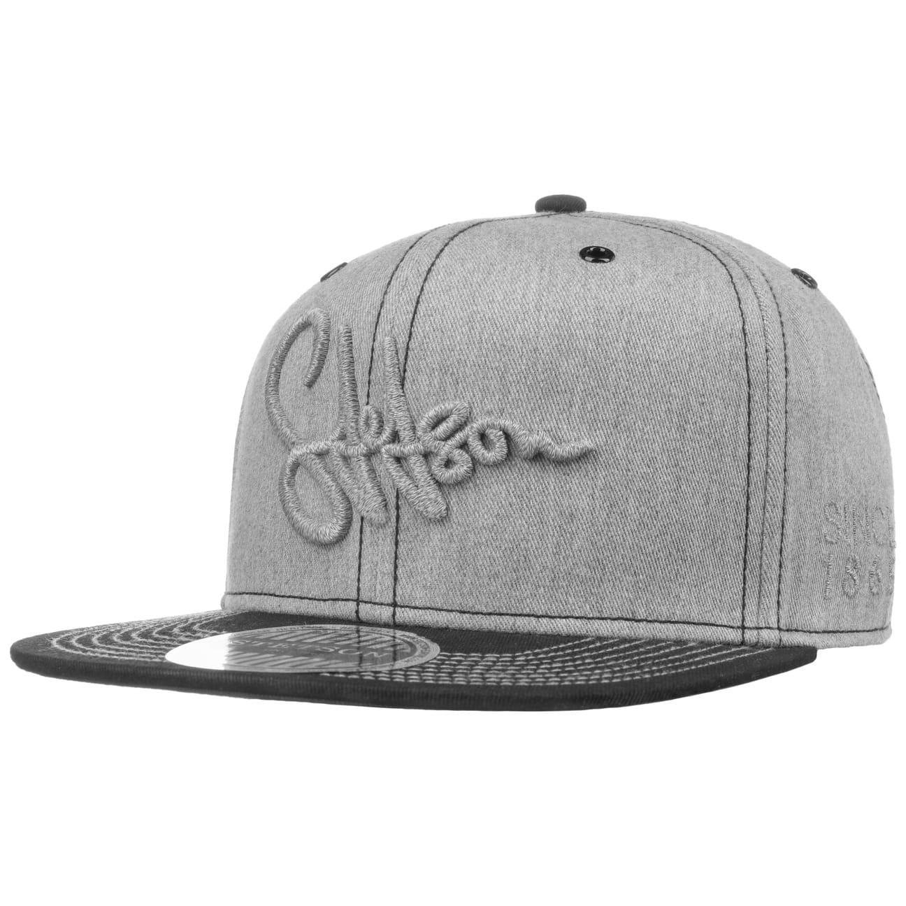 Matin Kim☆LETTERING FLAT BRIM CAP LETTERING FLAT BRIM CAP IN CHARCOAL – Matin Kim
