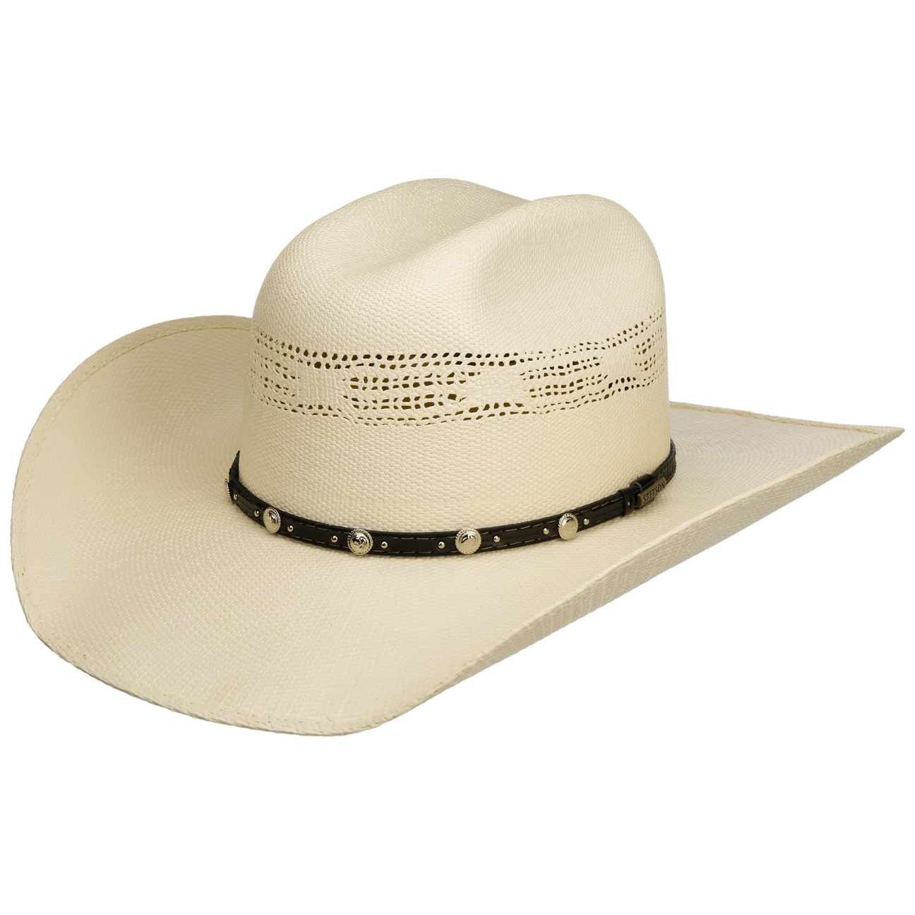 【新品】STETSON STETSONIAN REPRO ST204 58 Ranson Western Vented Toyo Straw Hat --> Stetson.eu