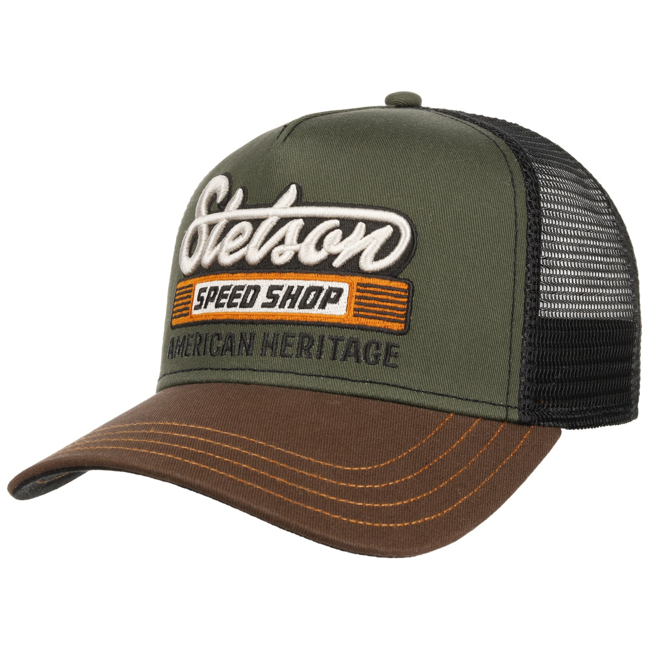 帽子 Stetson  deluxequality 150s edition Stetson Speed Shop Trucker Cap