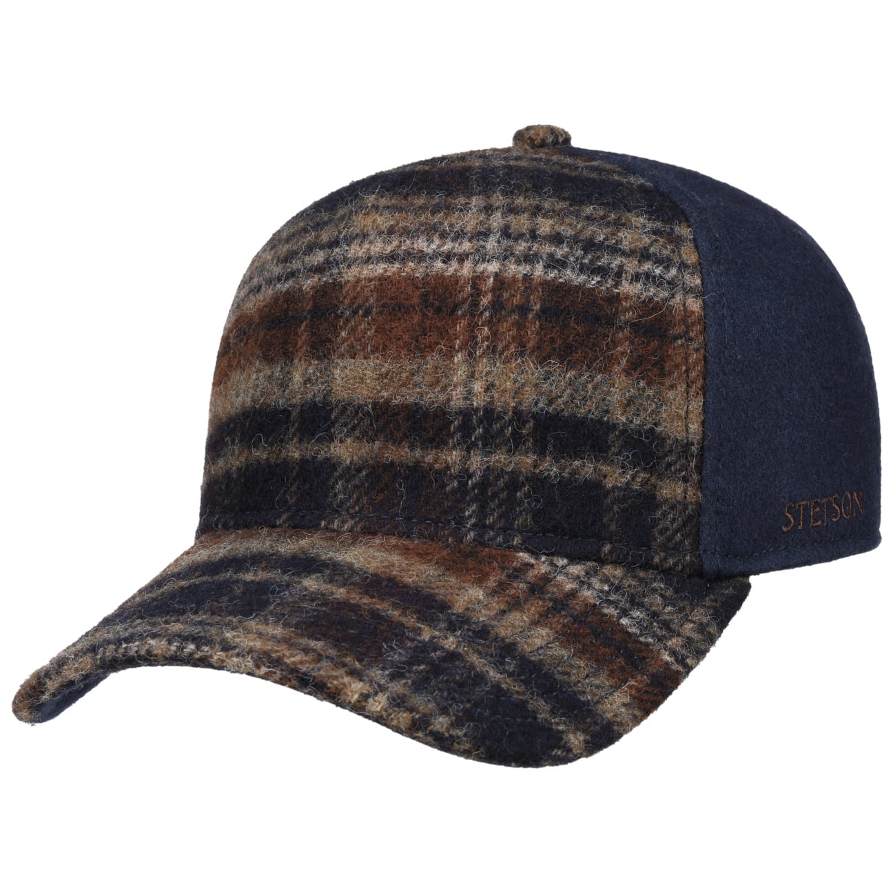 Stetson Wool Check Trucker Cap