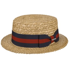Stetson Boater Wheat Straw Hat