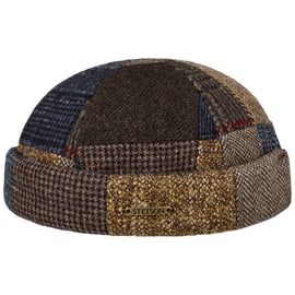 bonnet docker marron coton - Docker CO/PE brown par Stetson : Headict