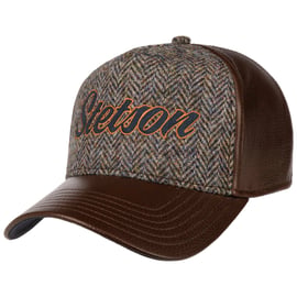 Scippis Uni Leren Cap Dames/Heren - One Size zwart
