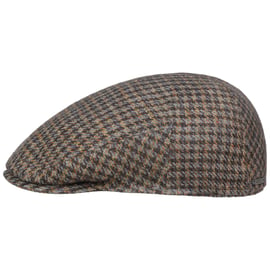 Stetson Houndstooth Tweed Driver Flatcap