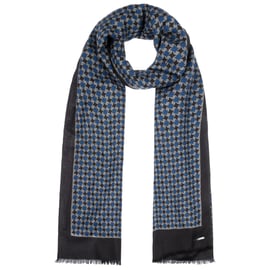 Stetson Houndstooth Wool Scarf