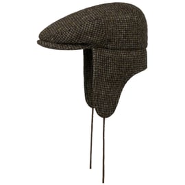 Stetson Maguire Flat Cap with Ear Flaps