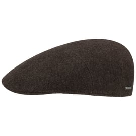 Stetson Reid Wool Flat Cap with Cashmere