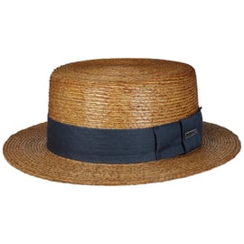 Stetson Revenco Boater Palm Straw Hat