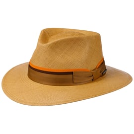 Stetson Liverton Traveller Panama Sombrero Hombre - Hecho en Ecuador