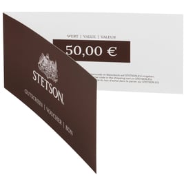 Stetson.eu Geschenkgutschein 50  - 50,00 €
