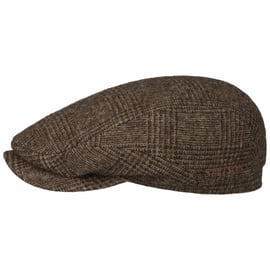 Stetson Sustainable Glencheck Driver Flat Cap