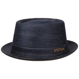 Stetson Sustainable Pork Pie Denim Hat