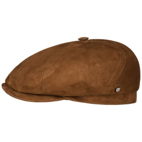 帽子 GOAT SUEDE CASQUETTE W/SILVER BUTTON Stetson Casquette Oily Goat Suede