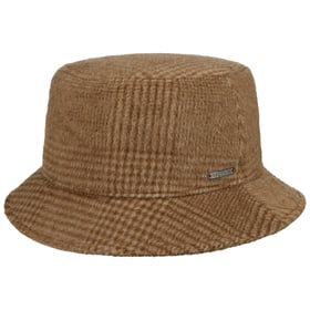 Jersey Cord Bucket Stoffen Hoed by Stetson - € 99,00