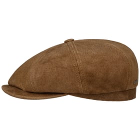 Stetson Hatteras Waxed Pigskin Flat Cap