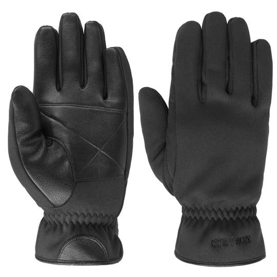 Leren Handschoenen Heren - Zwart - Touchscreen - Lamswollen Voering