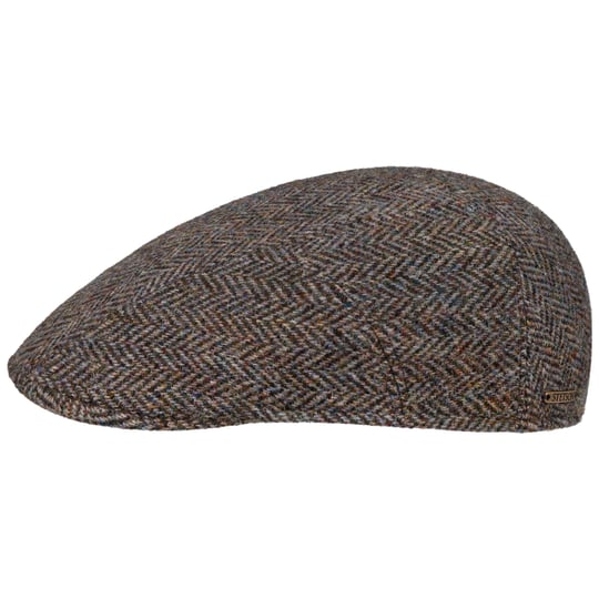 Stetson Coppola In Lana Vergine Uomo – Flat Cap Donegal, Foderata In Cotone, Prodotta In UE, Autunno/Inverno