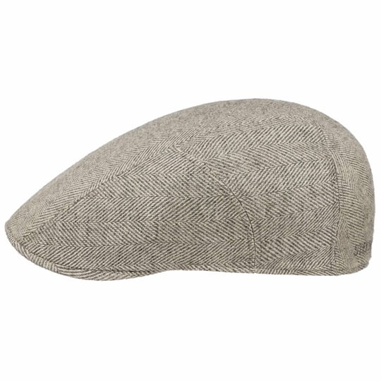 Casquette Plate Stetson Hatteras Sustainable - Coton Recyclé, Fabriquée En UE, Visière 5.5 Cm, Unisexe