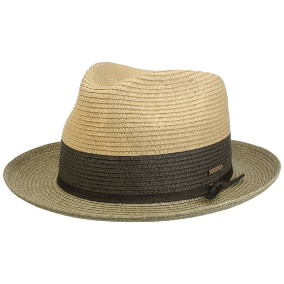 STETSON Chapeau en Paille Lintano Toyo Femme/Homme - Traveller de Soleil avec Ruban Gros Grain Été Printemps-été, nature, S STETSON Chapeau en Paille Lintano Toyo Femme/Homme - Traveller de Soleil avec Ruban Gros Grain Été Printemps-été, nature, S