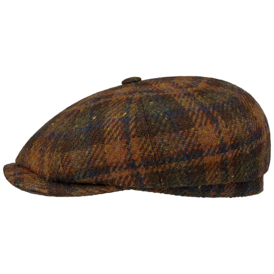 Stetson Hatteras Kleppet Dames/Heren - Made in the EU wintercap newsboy pet met klep voering voor Herfst/Winter - 59 cm beige