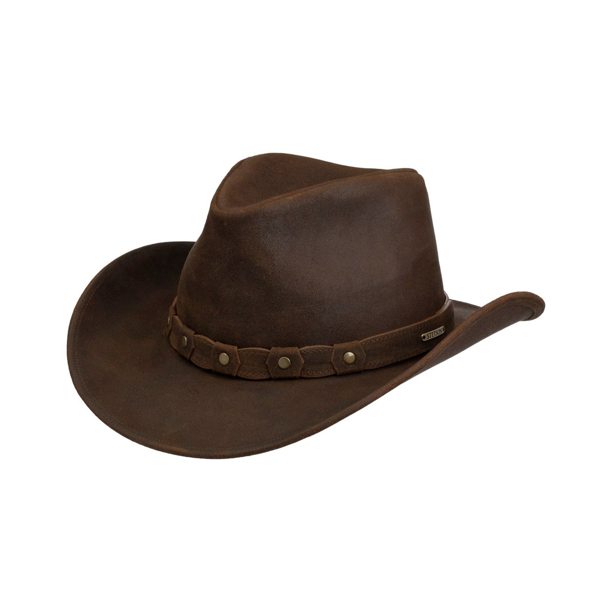 Stetson Calf Split Western Leather Hat