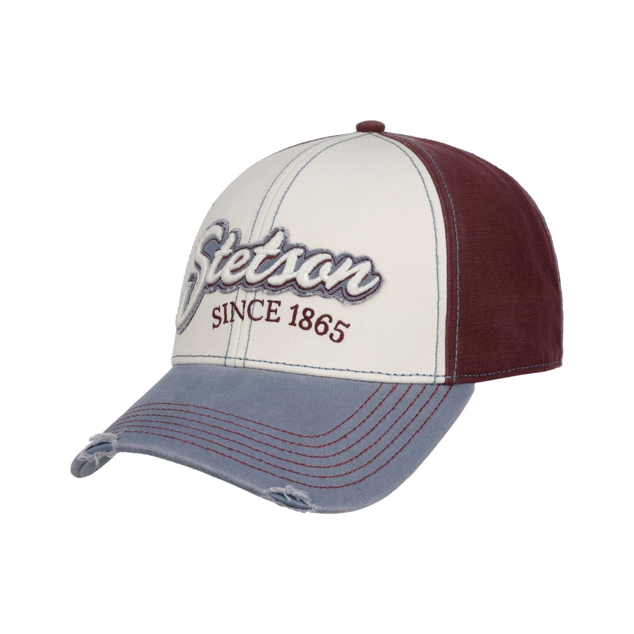 Stetson Tricolour Vintage Distressed Cap