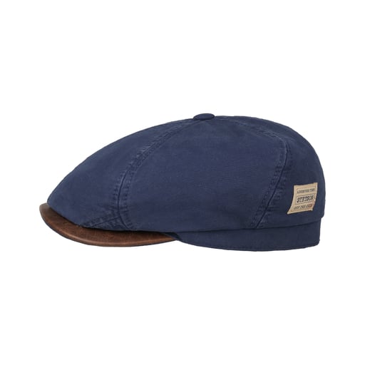 Stetson 6 Panel Cotton Canvas Flatcap