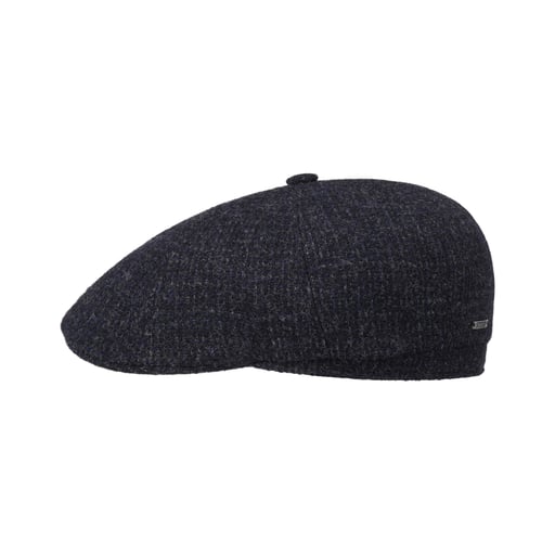 Stetson 8 Panel Selton Wool Flat Cap