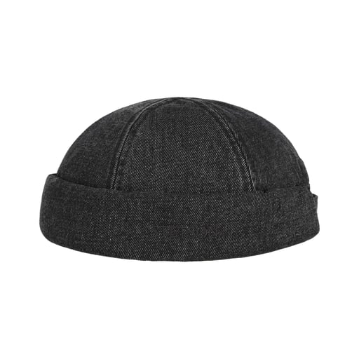 Stetson Bonnet Docker Black Denim