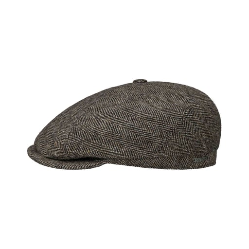 Stetson Brooklin Classic Herringbone Flat Cap