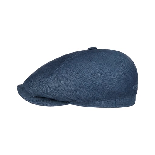 Stetson Brooklin Linen Flat Cap