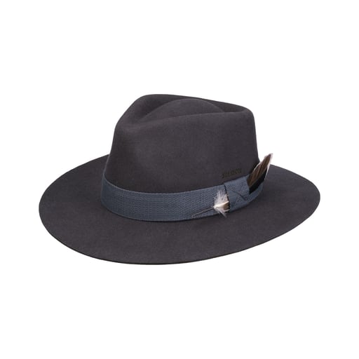 Cappello Stetson Fedora Medfield Seagrass Per Uomo – Taglia S – Paglia Intrecciata, Lavabile A Mano
