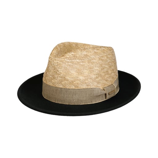 Stetson Cappello in Paglia di Grano Boater Donna/Uomo - Estivo da Sole