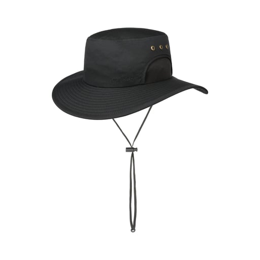 Stetson Cappello Western Glenrio In Rafia - Unisex, Con Fascia In Pelle E Dettagli In Pietre - Tesa Modellabile - Taglia XL (60-61 Cm), Colore Naturale - 3